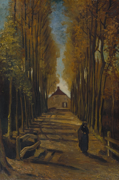 Avenue of Poplars in Autumn by Vincent van Gogh