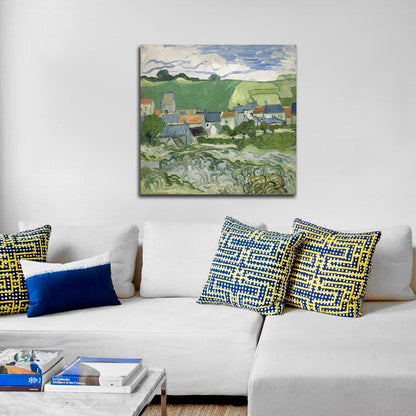 View of Auvers - by Vincent van Gogh