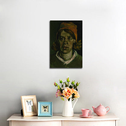 Head of a woman - by Vincent van Gogh