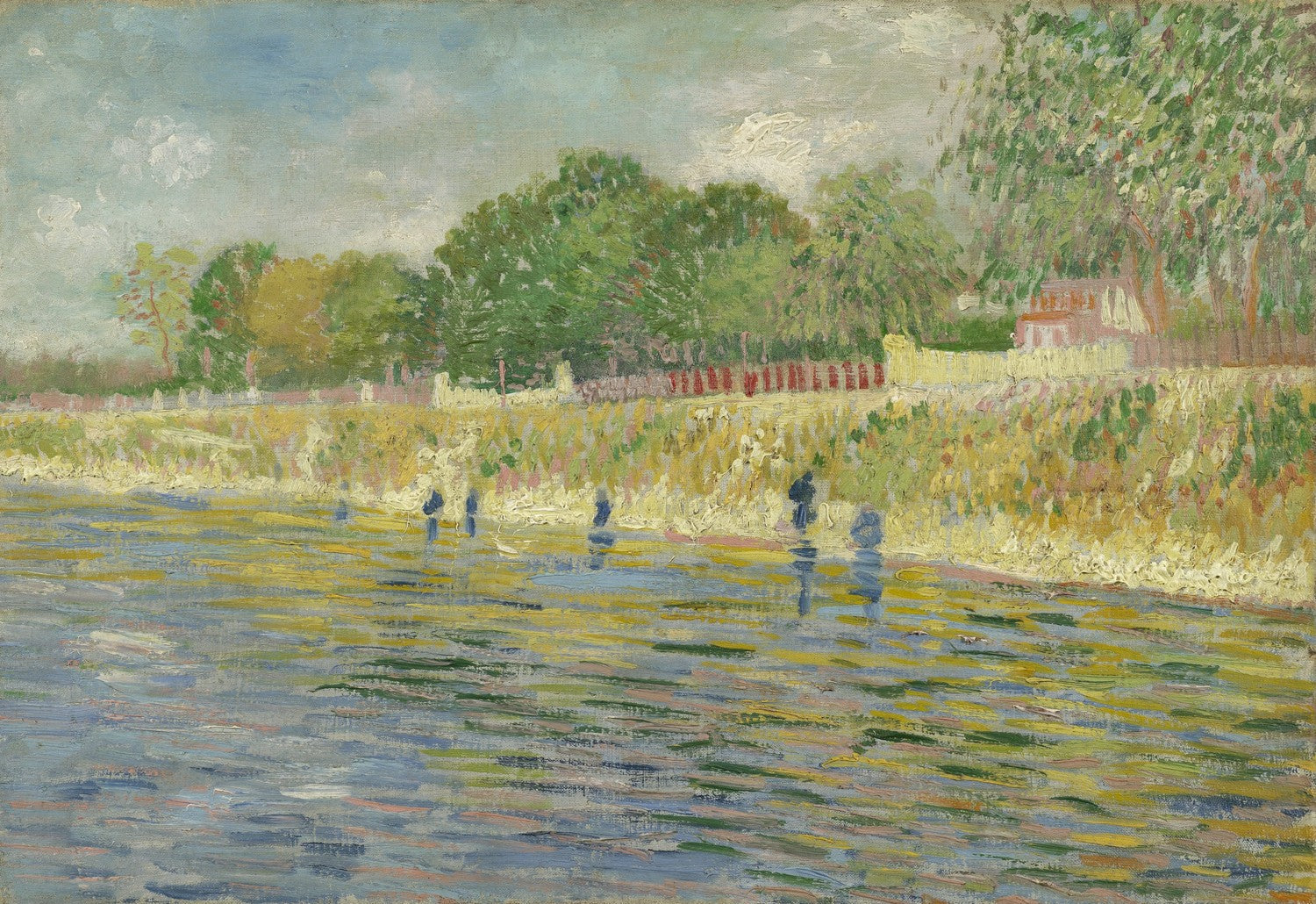 Bank of the Seine by Vincent van Gogh