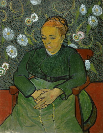 La berceuse (Portrait of Madame Roulin) by Vincent van Gogh