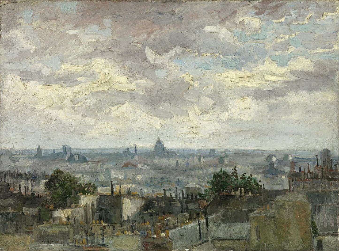 View of Paris by Vincent van Gogh