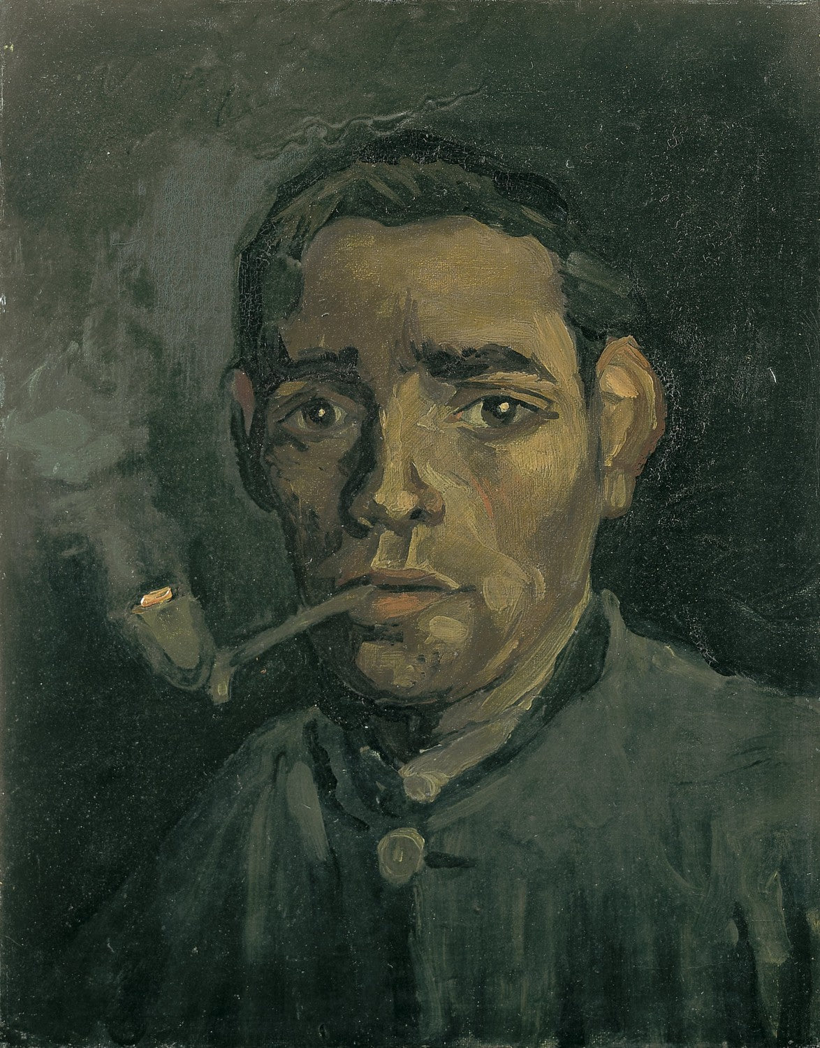 Head of a Man by Vincent van Gogh