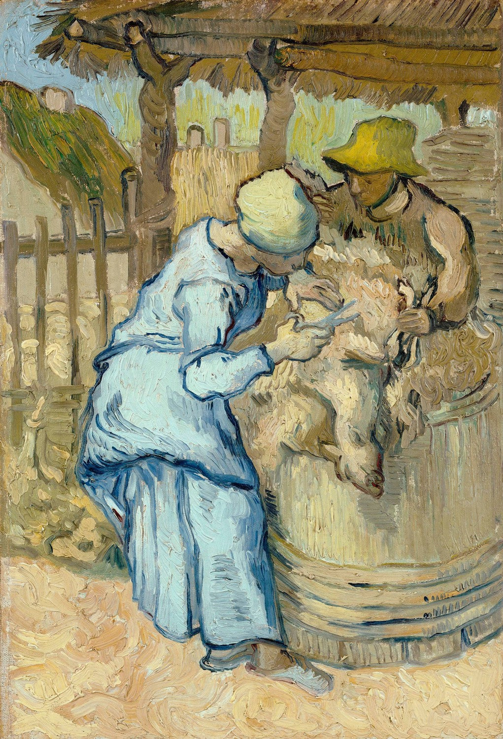 The Sheepshearer (after Millet) by Vincent van Gogh