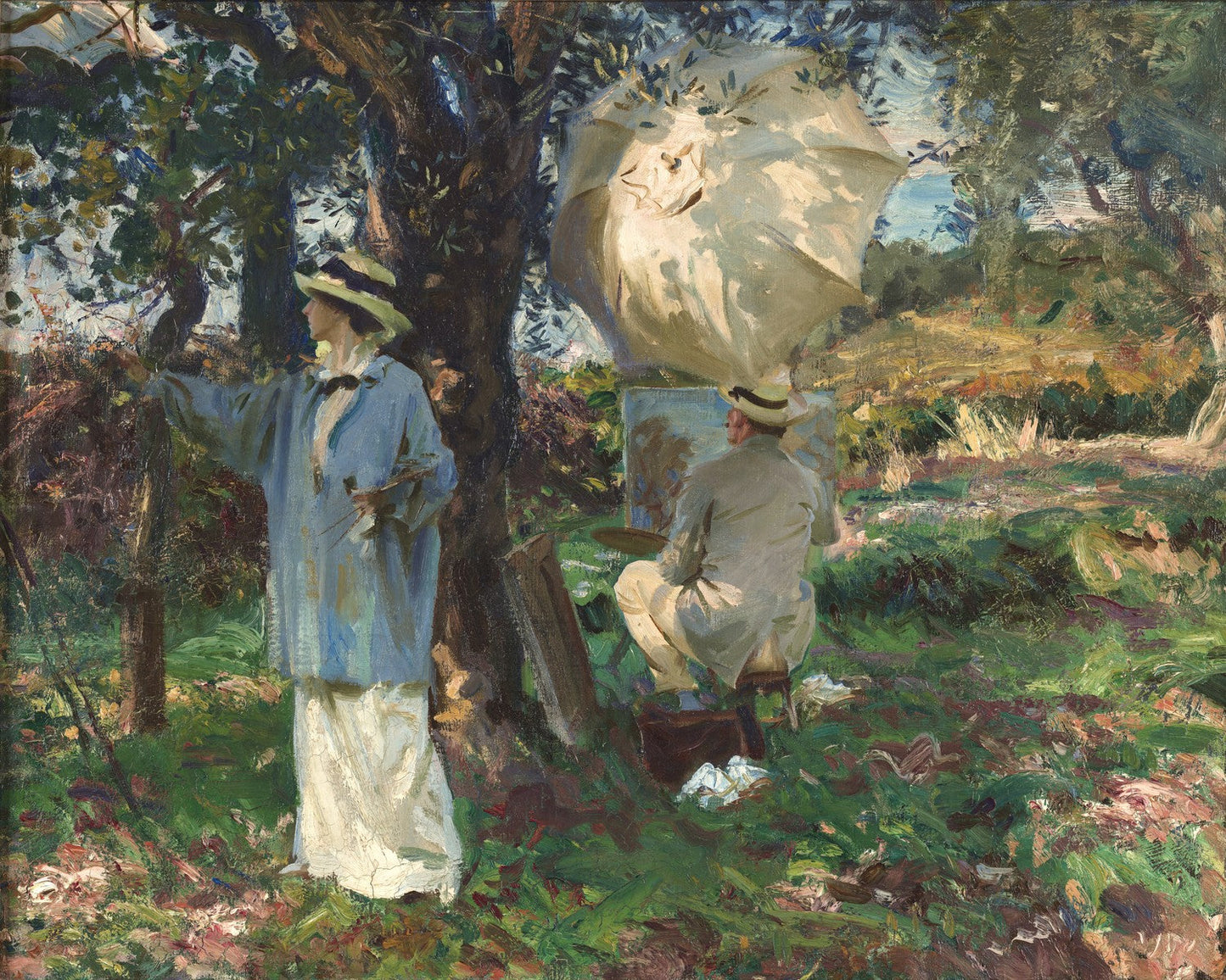 The Sketchers by John Singer Sargent