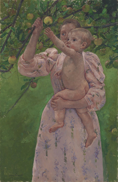 Child Picking a Fruit by Mary Cassatt