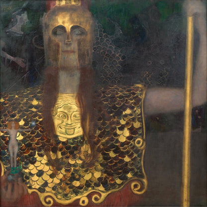 Pallas Athene by Gustav Klimt