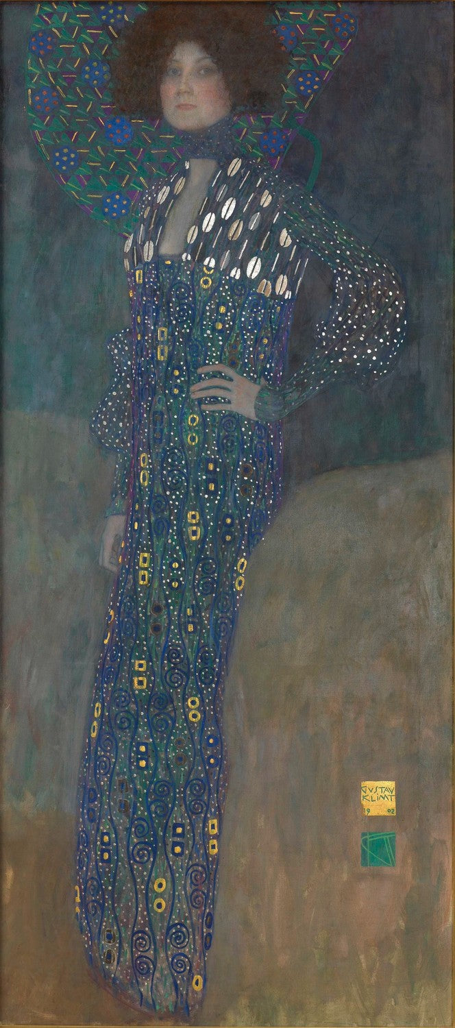 Portrait of Emilie Flöge by Gustav Klimt