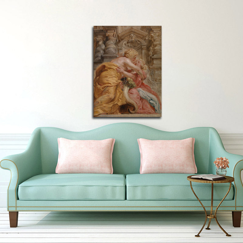 Peace Embracing Plenty - by Peter Paul Rubens