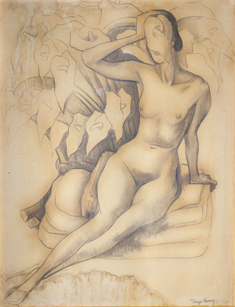 Nude with Calla Lilies