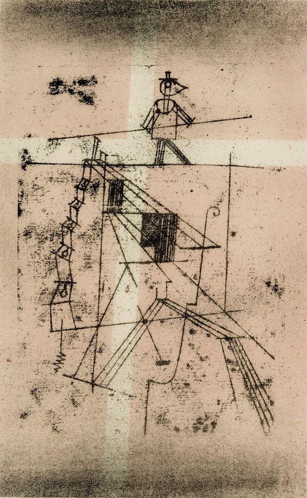 Tightrope Walker (Seiltänzer) - by Paul Klee