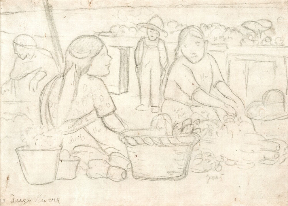 Study for Market Scene