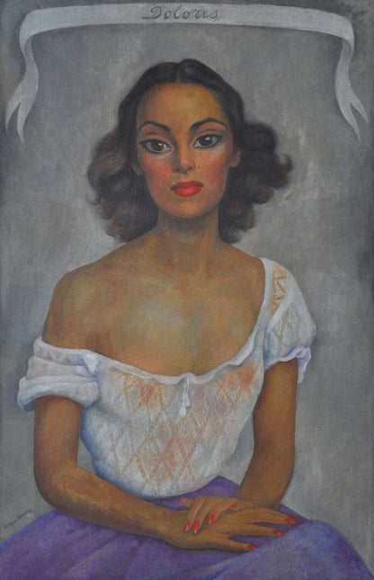 Portrait of Dolores del Río - by Diego Rivera