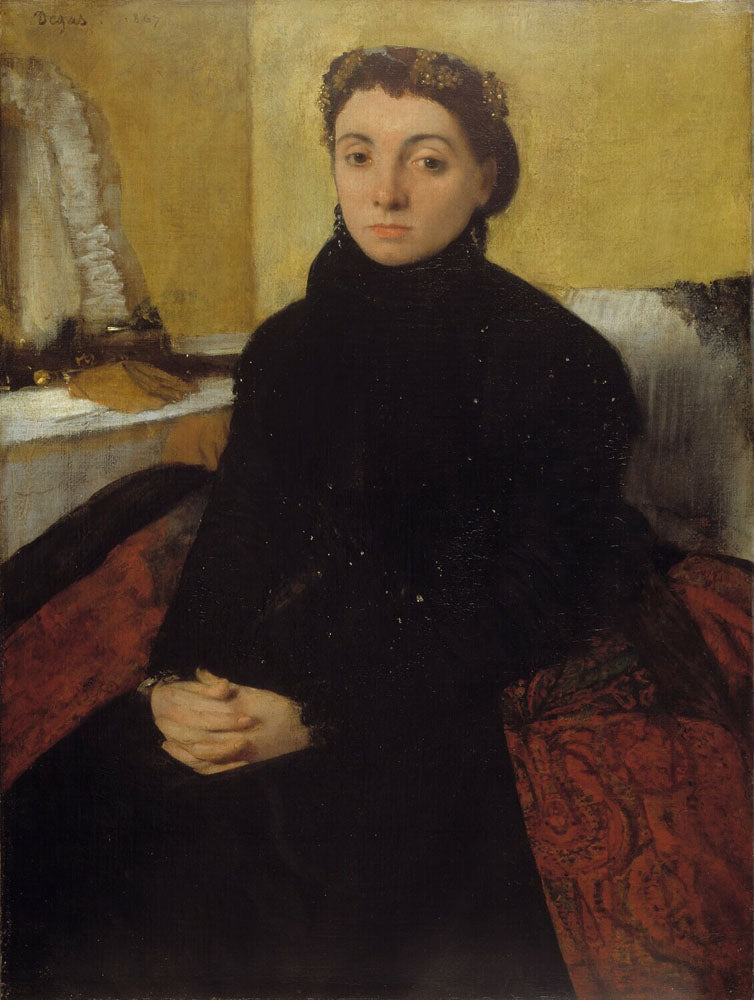 Portrait of Joséphine Gaujelin - by Edgar Degas