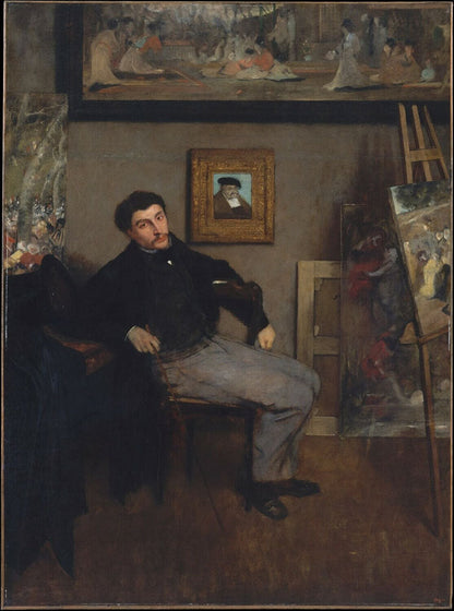 James-Jacques-Joseph Tissot (1836–1902) - by Edgar Degas