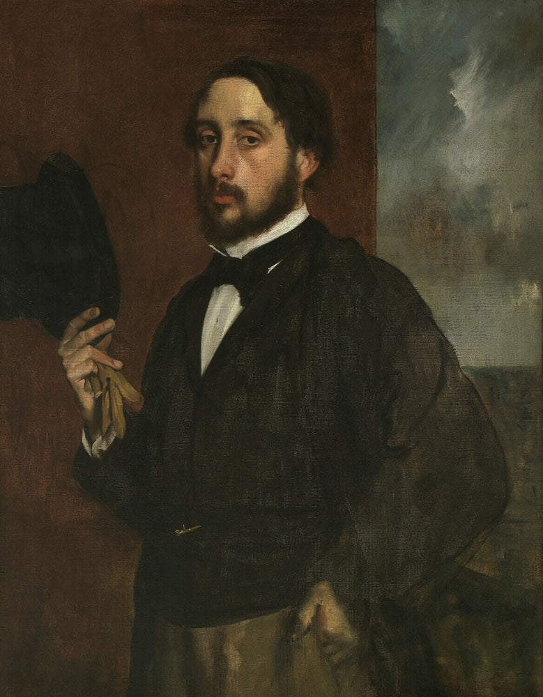 Self-portrait or ‘Degas Saluant' - by Edgar Degas