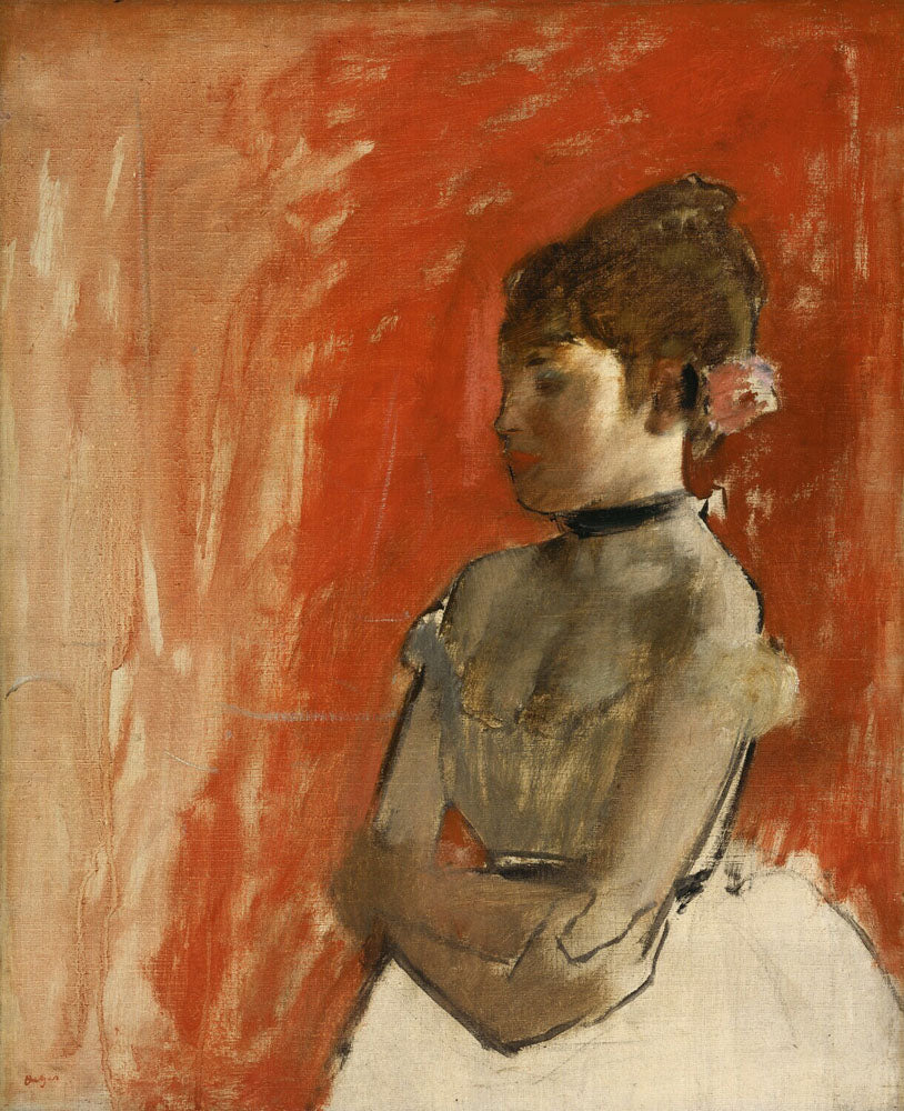 Ballet Dancer with Arms Crossed - by Edgar Degas