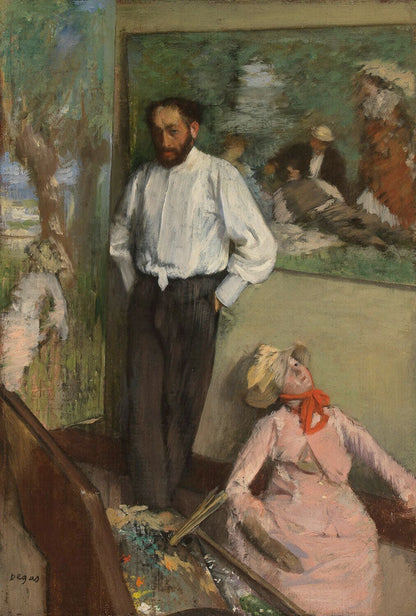 Portrait of Henri Michel-Lévy - by Edgar Degas