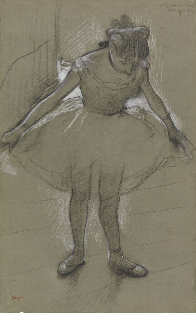 Young dancer standing