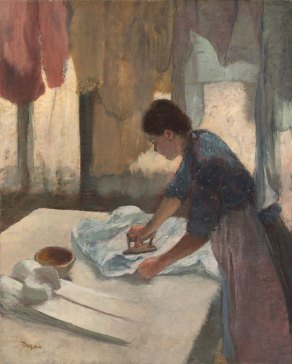 Woman Ironing