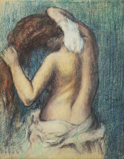 Woman Drying Herself