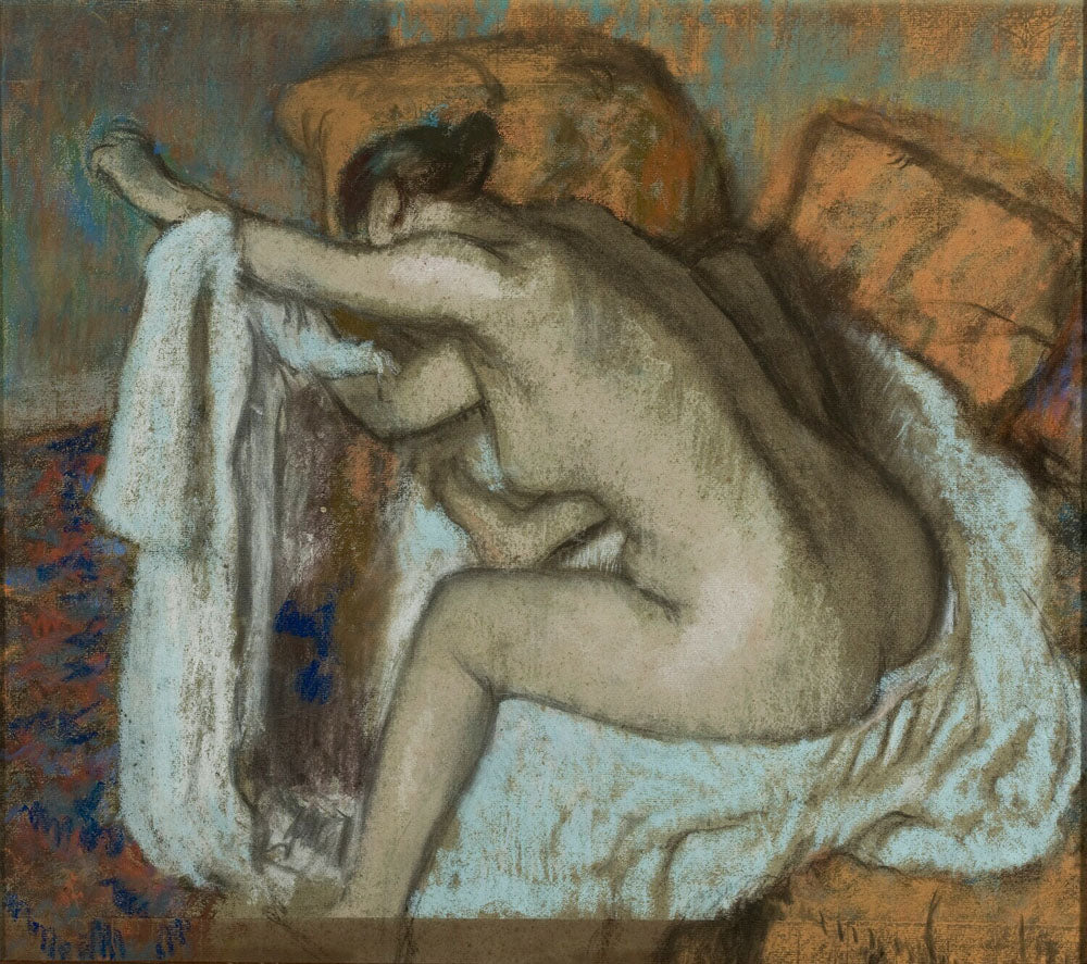 Woman Drying her Left Arm (After Bath)