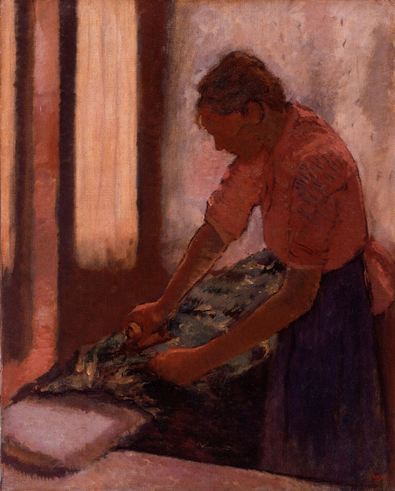 Woman Ironing