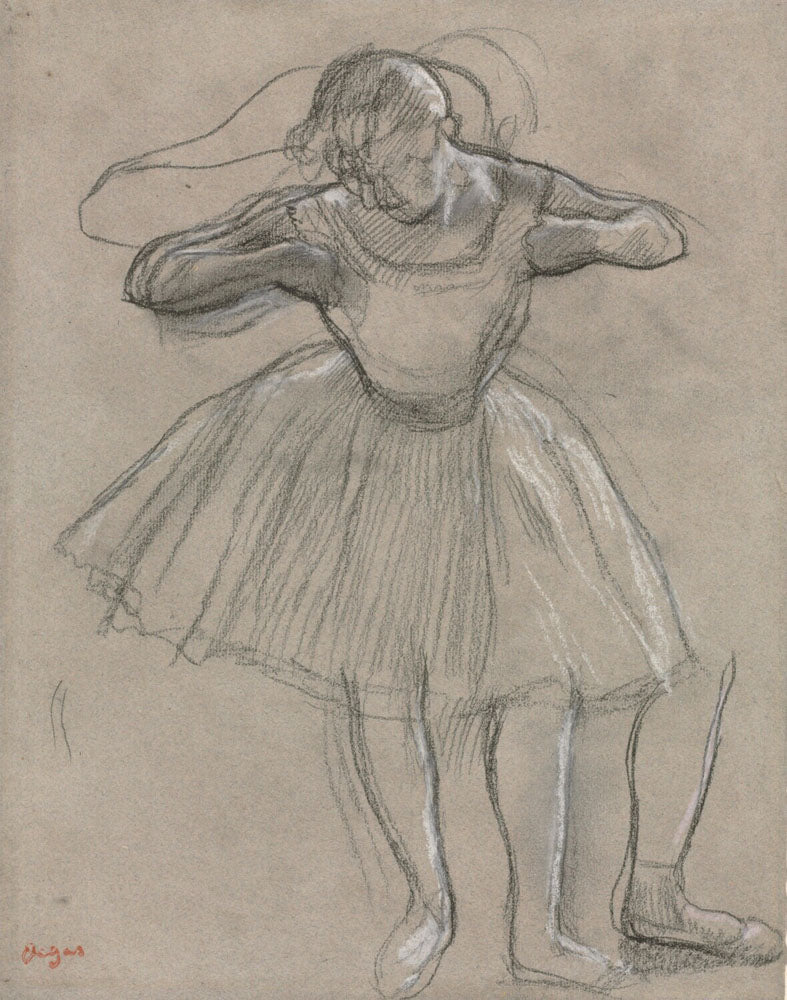 Ballet Dancer Standing - by Edgar Degas