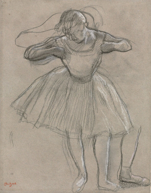 Ballet Dancer Standing - by Edgar Degas