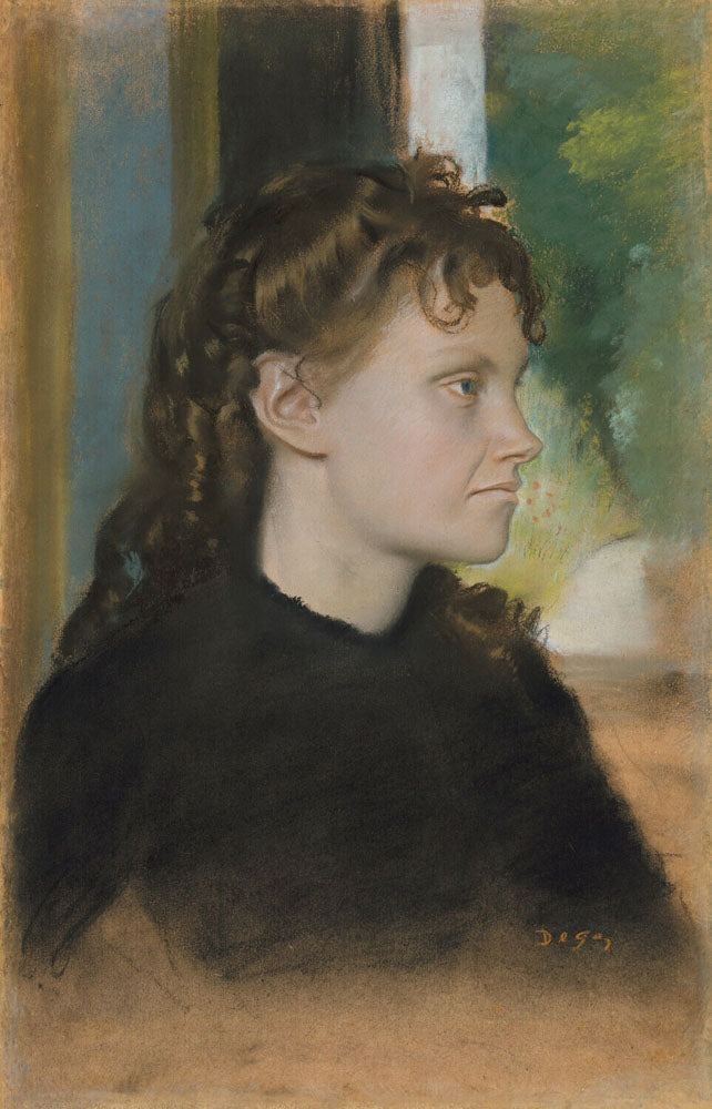 Madame Théodore Gobillard (Yves Morisot, 1838–1893) - by Edgar Degas