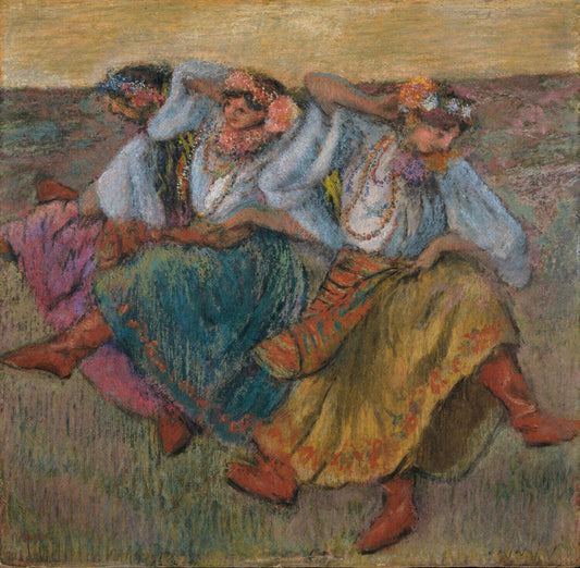 Russian Dancers - by Edgar Degas