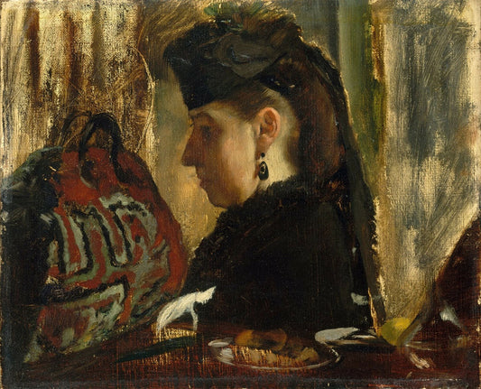 Mademoiselle Marie Dihau (1843–1935) - by Edgar Degas