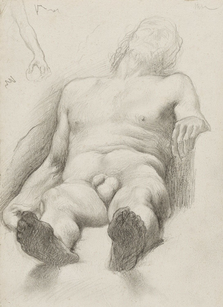 Étude - Homme nu couché (Study of a Reclining Male Nude)