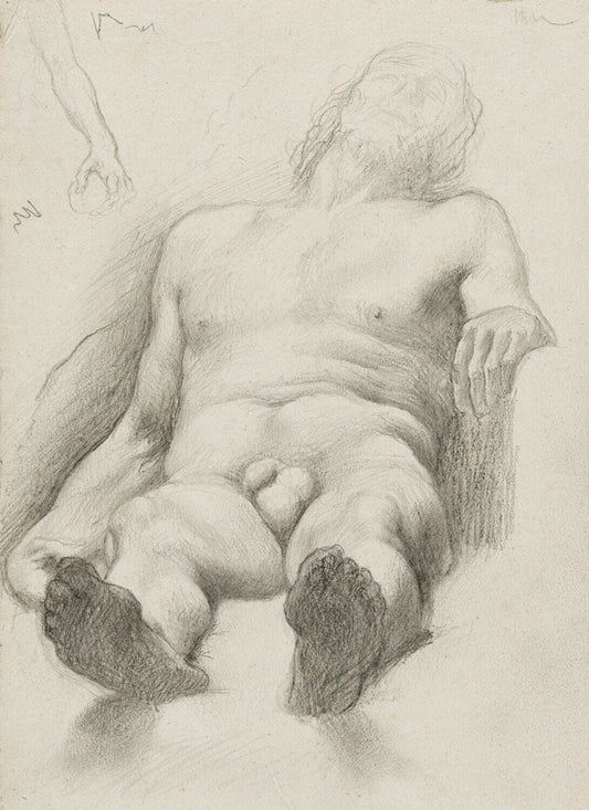 Étude - Homme nu couché (Study of a Reclining Male Nude)