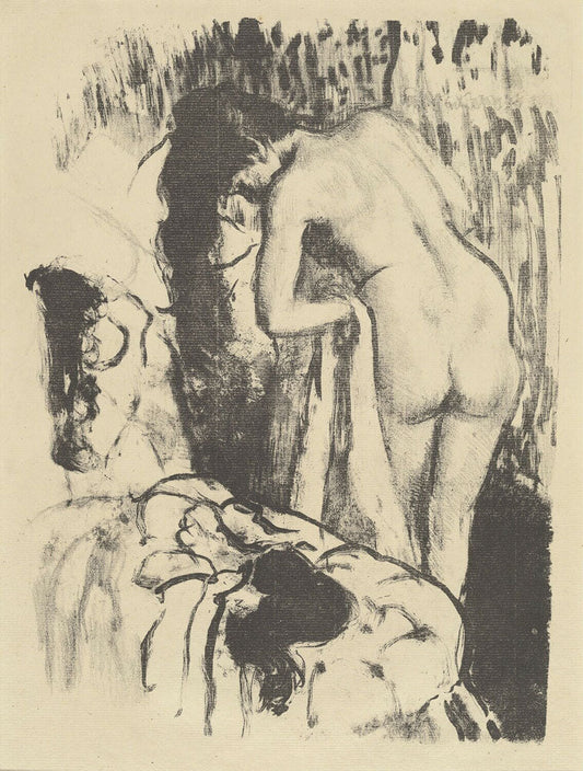 Nude Woman Standing, Drying Herself (Femme nue debout, a sa toilette)