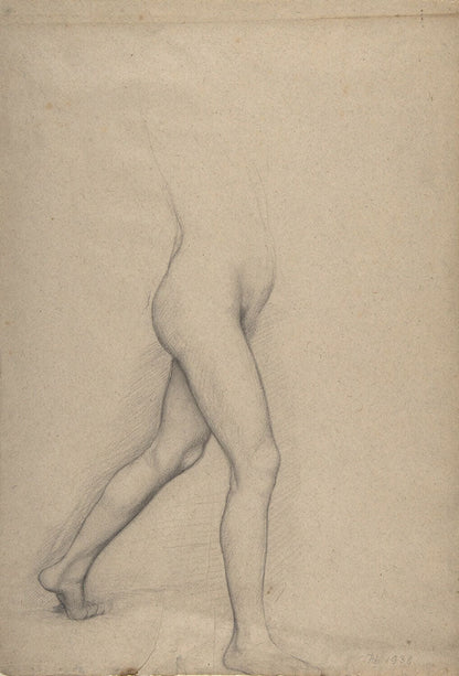 Study of a Girl's Legs for the painting &quot;Young Spartans&quot;