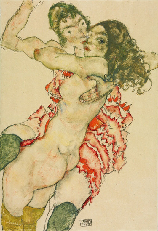 Two Women Embracing