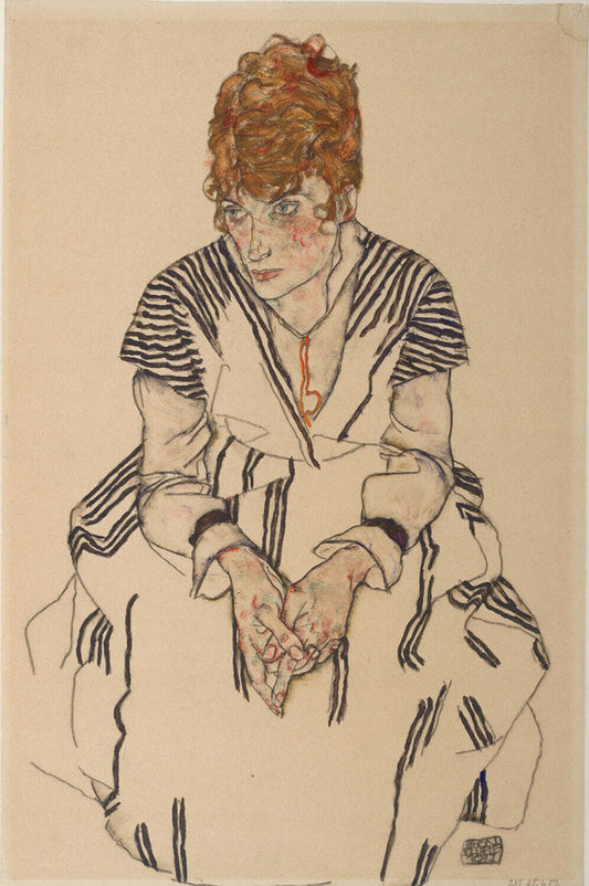 Portrait of the Artist's Sister-in-Law, Adele Harms, 1917