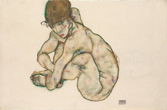 Crouching Nude Girl