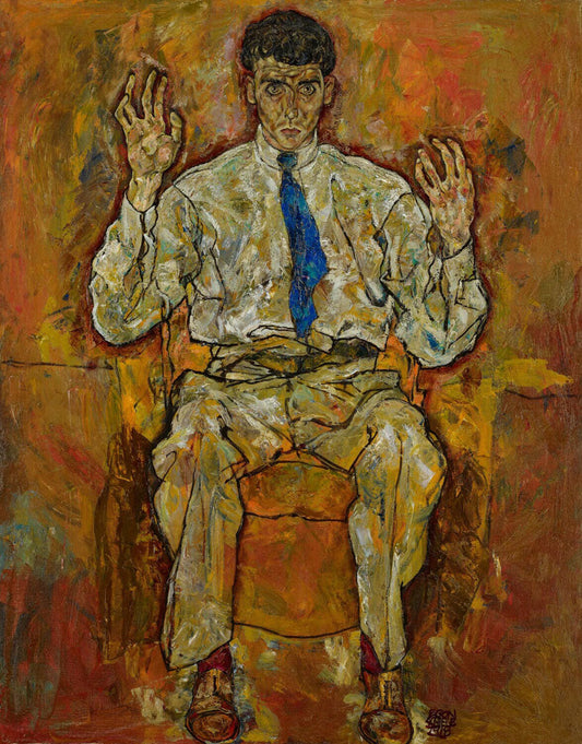 Portrait of Paris von Gütersloh (1887-1973) - by Egon Schiele