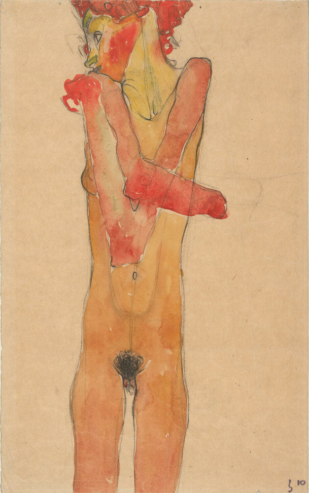 Girl Nude with Folded Arms, 1910