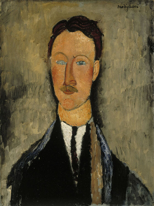 Portrait of the Artist Léopold Survage - by Amedeo Modigliani