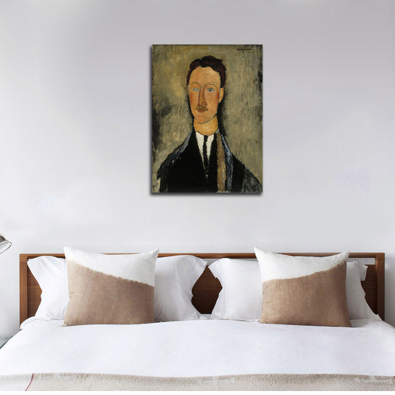 Portrait of the Artist Léopold Survage - by Amedeo Modigliani