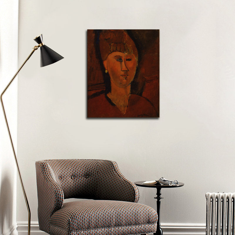 The Red-Headed Girl - by Amedeo Modigliani