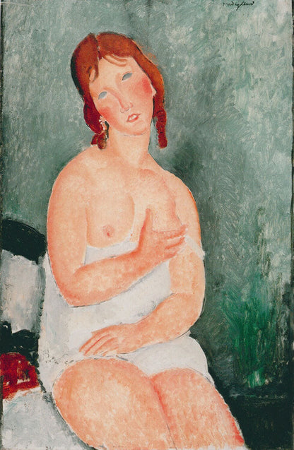 Young Woman in a Shirt, 1918