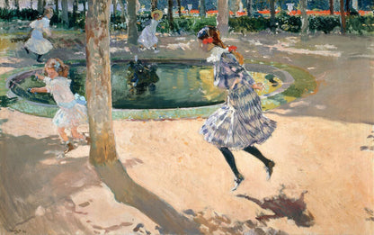 The Skipping Rope - by Joaquin Sorolla