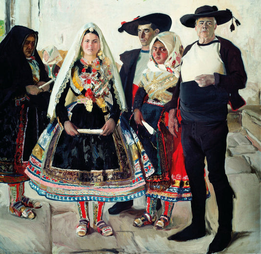 Typical Lagarterans or Lagarteran BrideShare - by Joaquin Sorolla