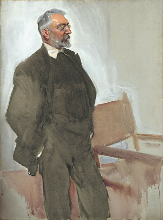 Portrait of Unamuno - by Joaquin Sorolla