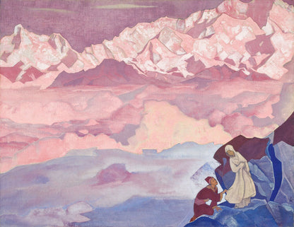 She Who Leads. From the "His Country" Series - by Nicholas Roerich