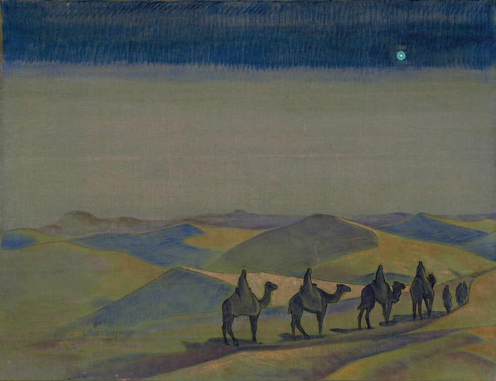 The Star of the Mother of the World. From the "His Country" Series - by Nicholas Roerich